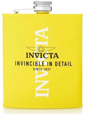 NEW collectible rare  Invicta flack, yellow, limited edition 2